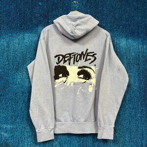 Deftones Ohms Eyes Nu Metal Blue Hoodie Size Small